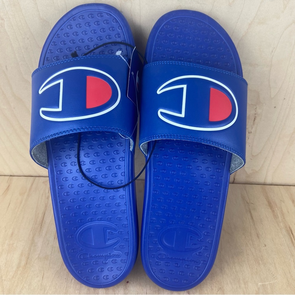 Champion Super Slide Sandals Men’s Size 12 Royal Blue NWT